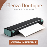Mini impresora portátil Elenza PrintGo™ con Bluetooth y alta definición, sin cartucho
