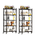 [Llévate 2 y Pagá 1 ] Estantería Inoxidable Con Pisos Multifuncional Plegable